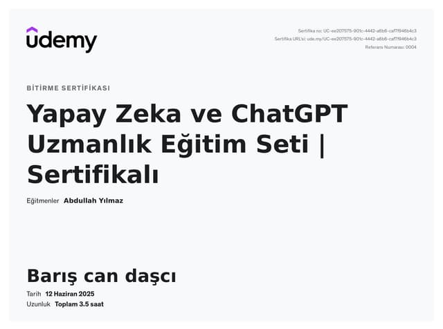 Yapay Zeka ve ChatGPT